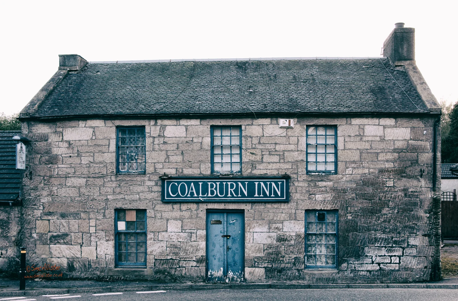 An old social space remains after the people and noise have gone.